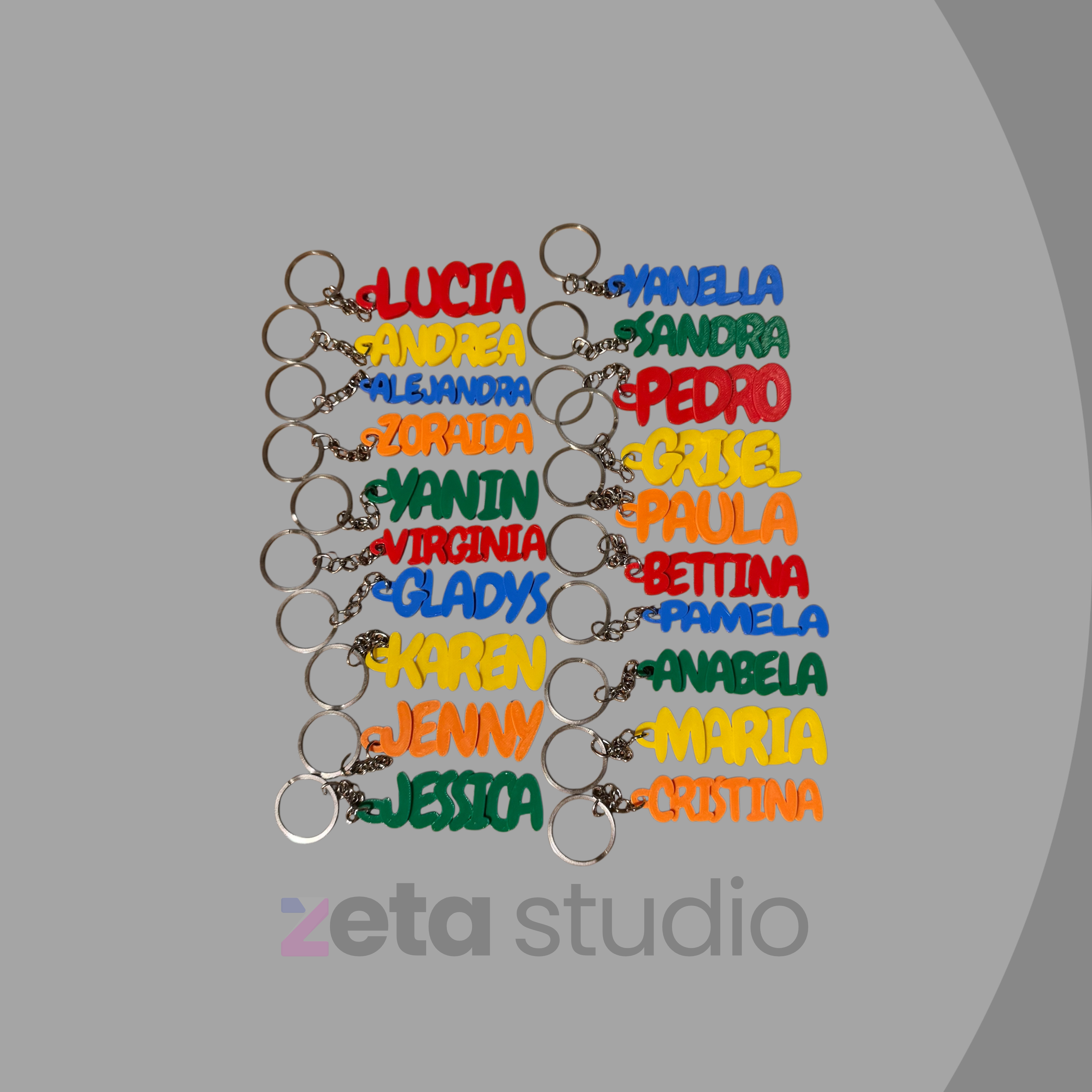 Llavero Con Nombre Personalizado