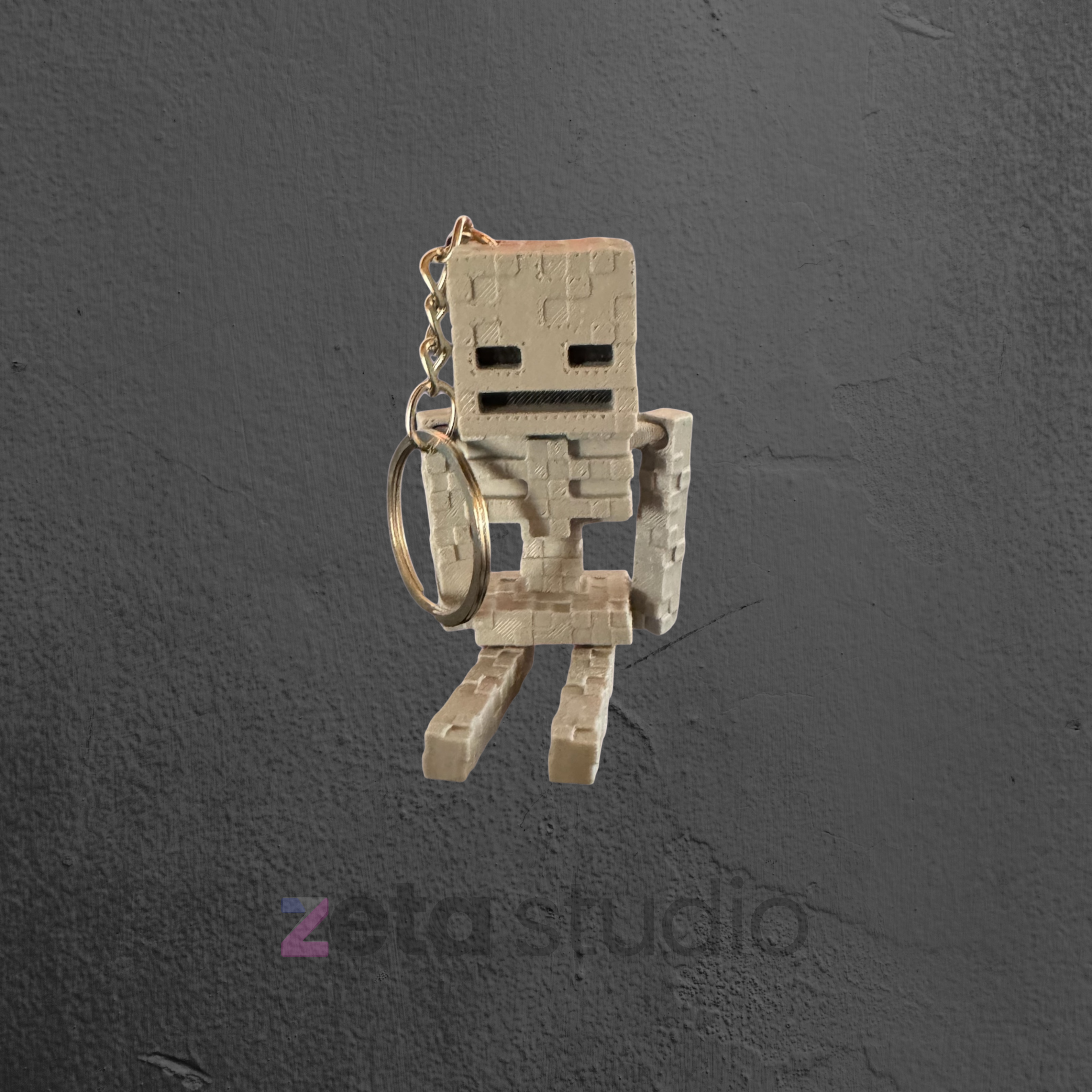 Llavero Esqueleto Minecraft